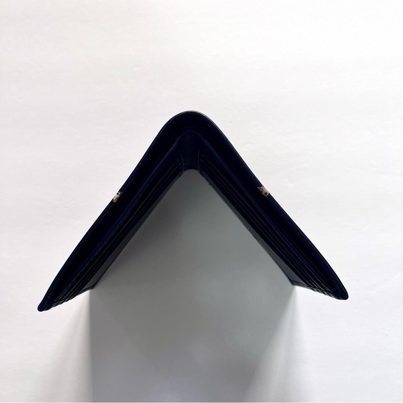 NWT Ralph Lauren Polo Bear Navy Blue Multi Bear Leather Bifold Wallet MSRP$125 - Picture 10 of 16